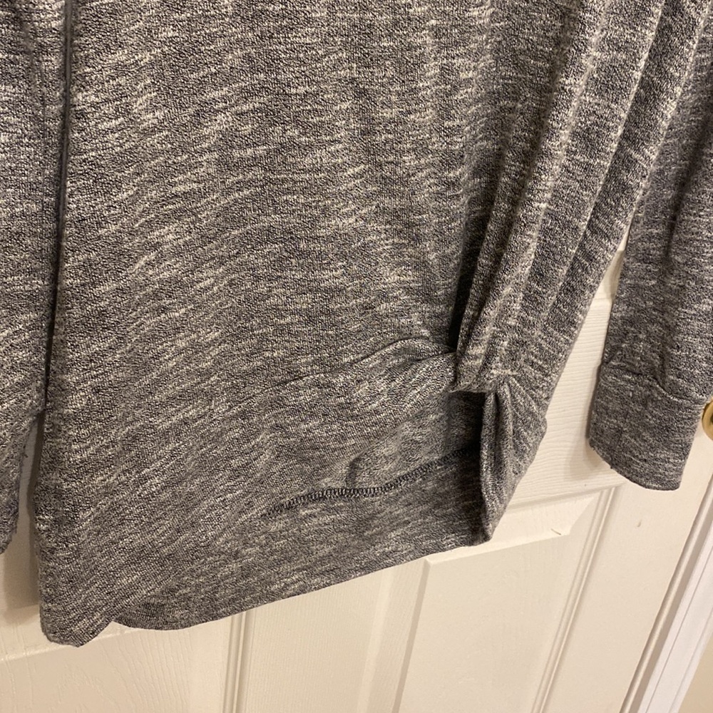 Juicy Couture Grey Long Sleeve Knotted Top - Picture 3 of 6
